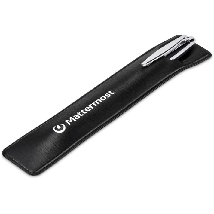 Oakridge Ball Pen In Pouch - Brown - Image 3