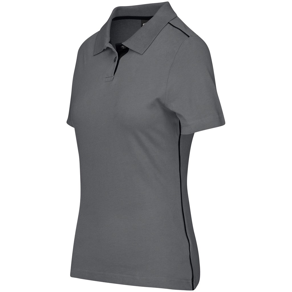 Ladies Galway Golf Shirt - Grey - Image 4