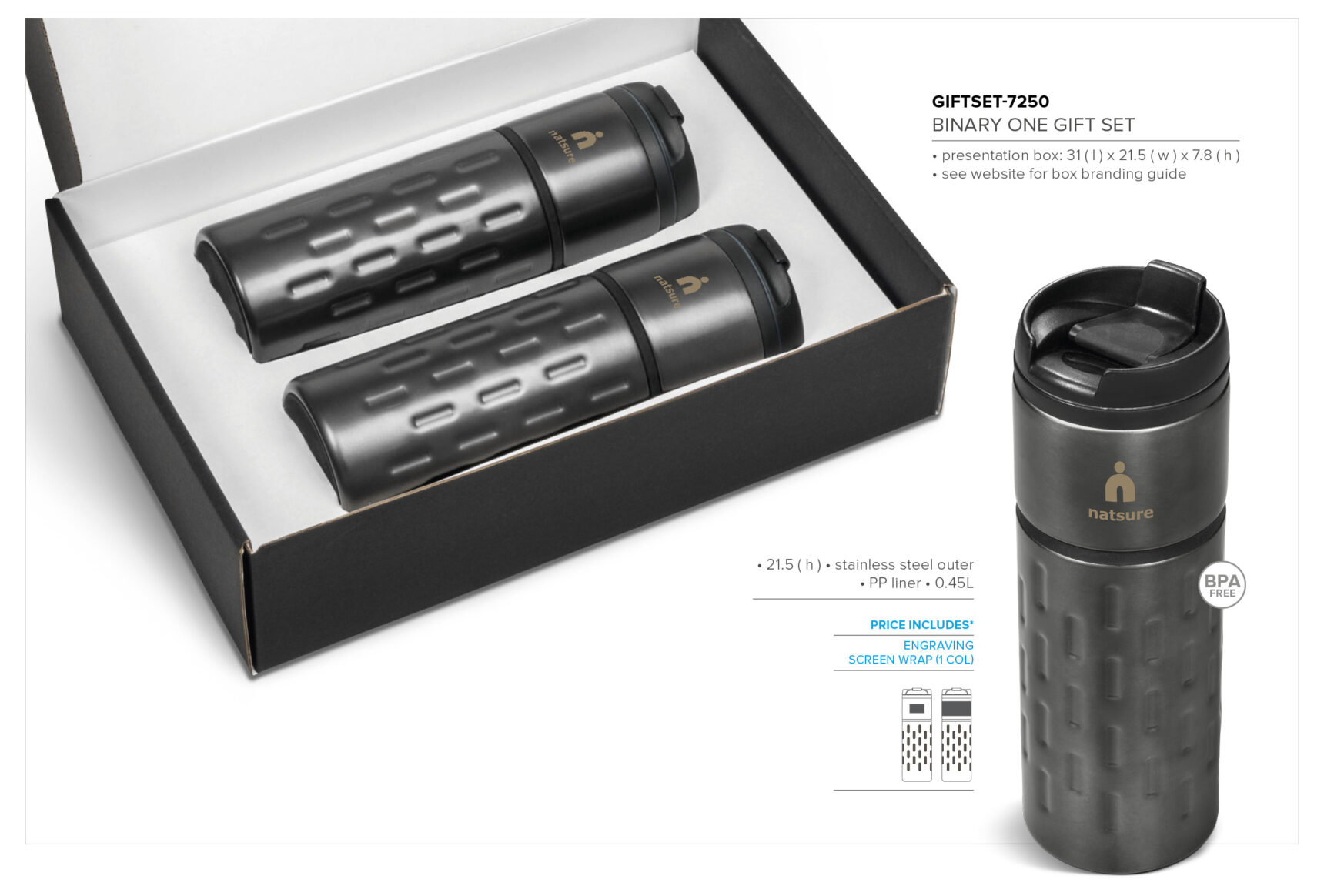 Serendipio Binary One Drinkware Gift Set - Image 5