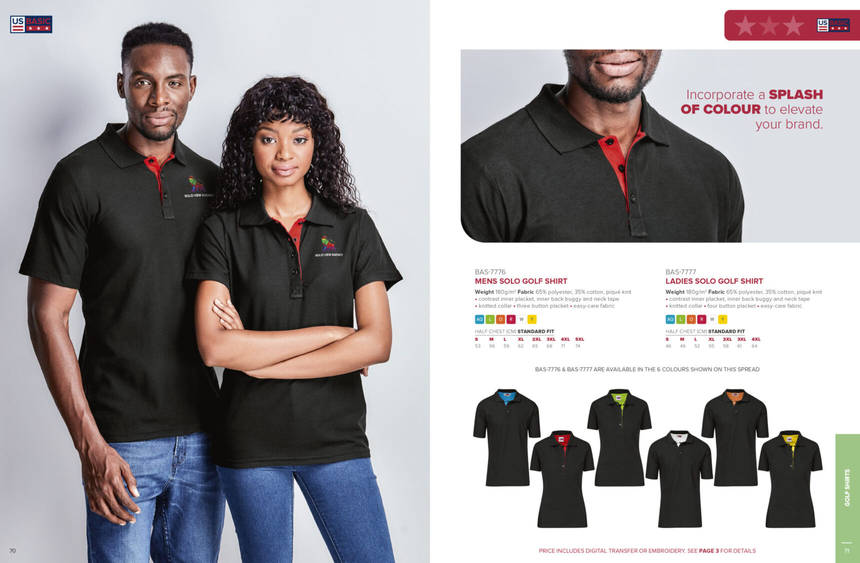 Ladies Solo Golf Shirt - Image 4