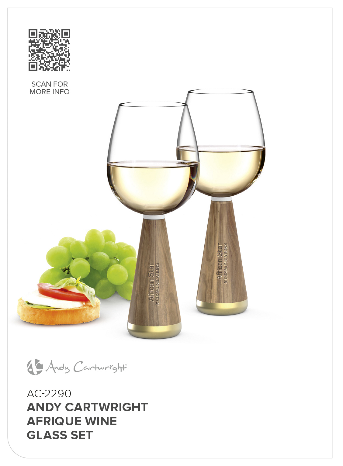 Andy Cartwright Afrique Wine Glass Set - Image 5