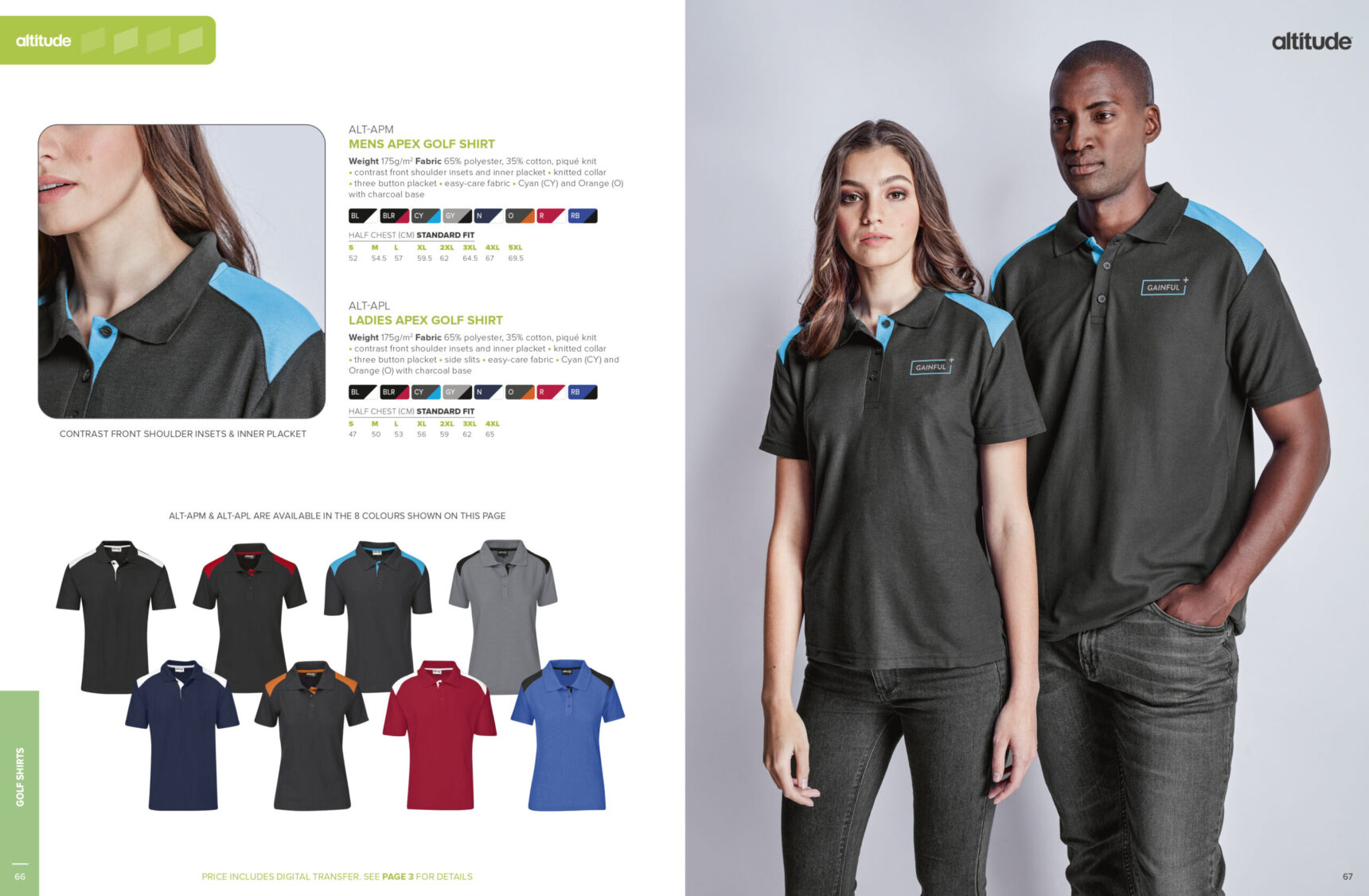 Mens Apex Golf Shirt - Image 4