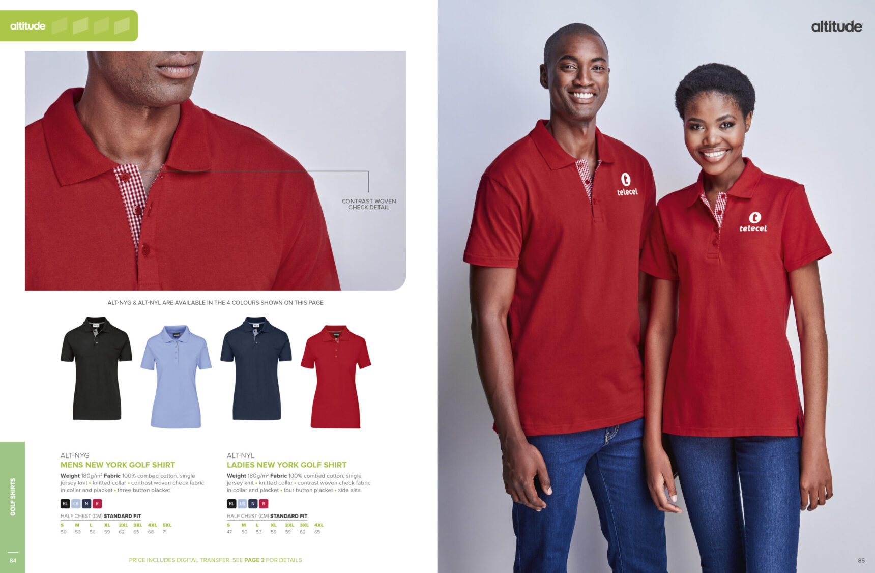 Ladies New York Golf Shirt - Image 5