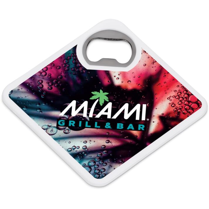 Altitude Sela Recycled Plastic Bottle Opener Coaster - Image 4