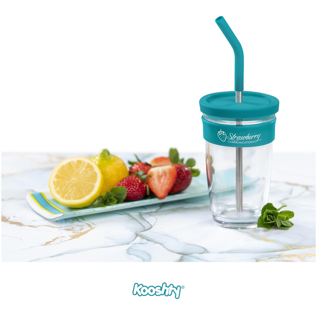 Kooshty Slurp Glass Kup & Straw - 480ML - Image 2