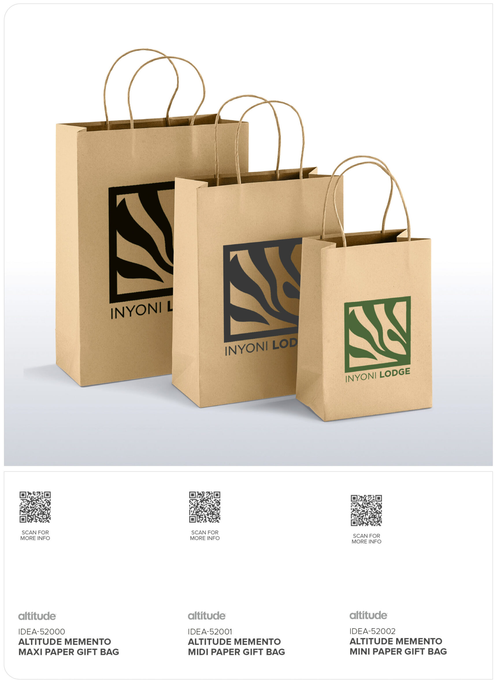 Altitude Memento Midi Paper Gift Bag - Image 3
