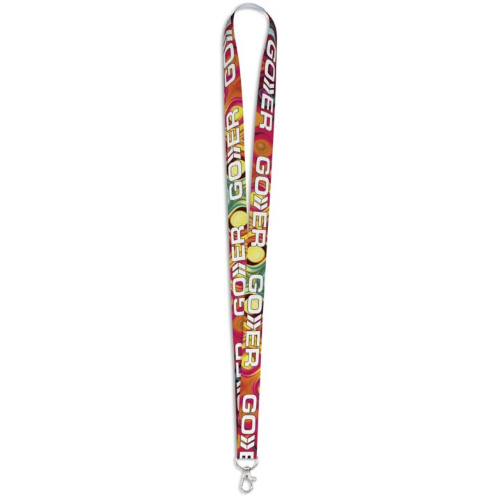 Snap Hook Clip Double-Sided Sublimation Petersham Lanyard - Image 2