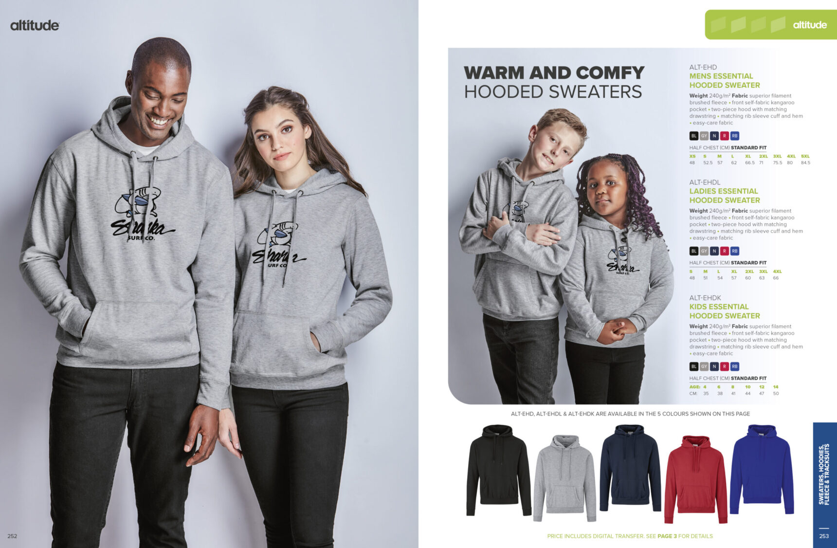 Ladies Essential Hooded Sweater - Image 11
