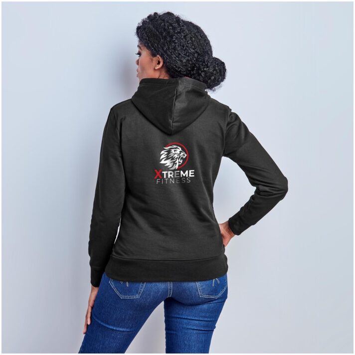 Ladies Solo Hooded Sweater - Image 3