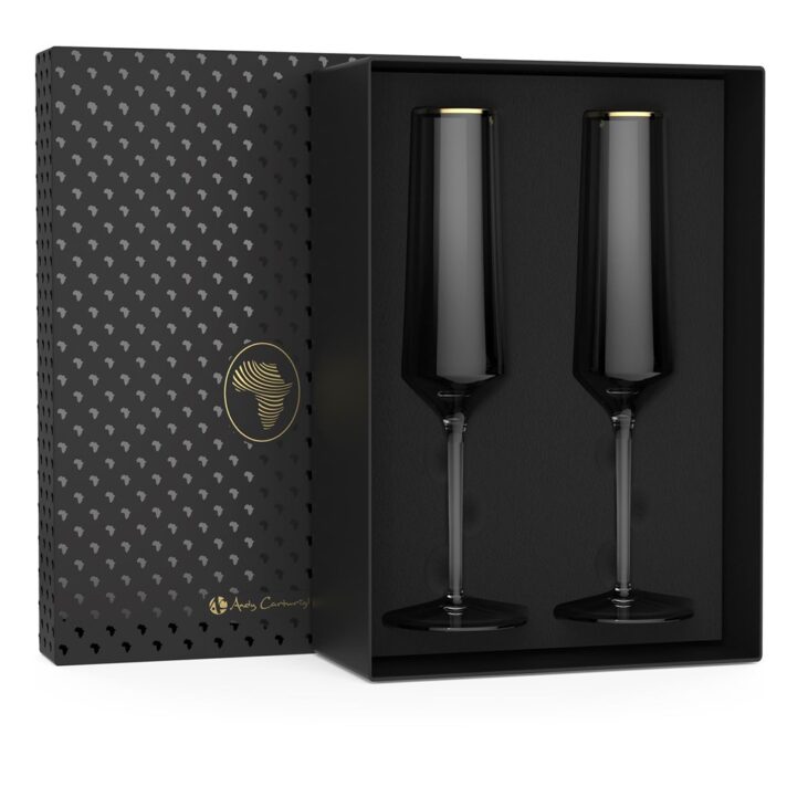 Andy Cartwright Afrique Dusk Champagne Glass Set - Image 9