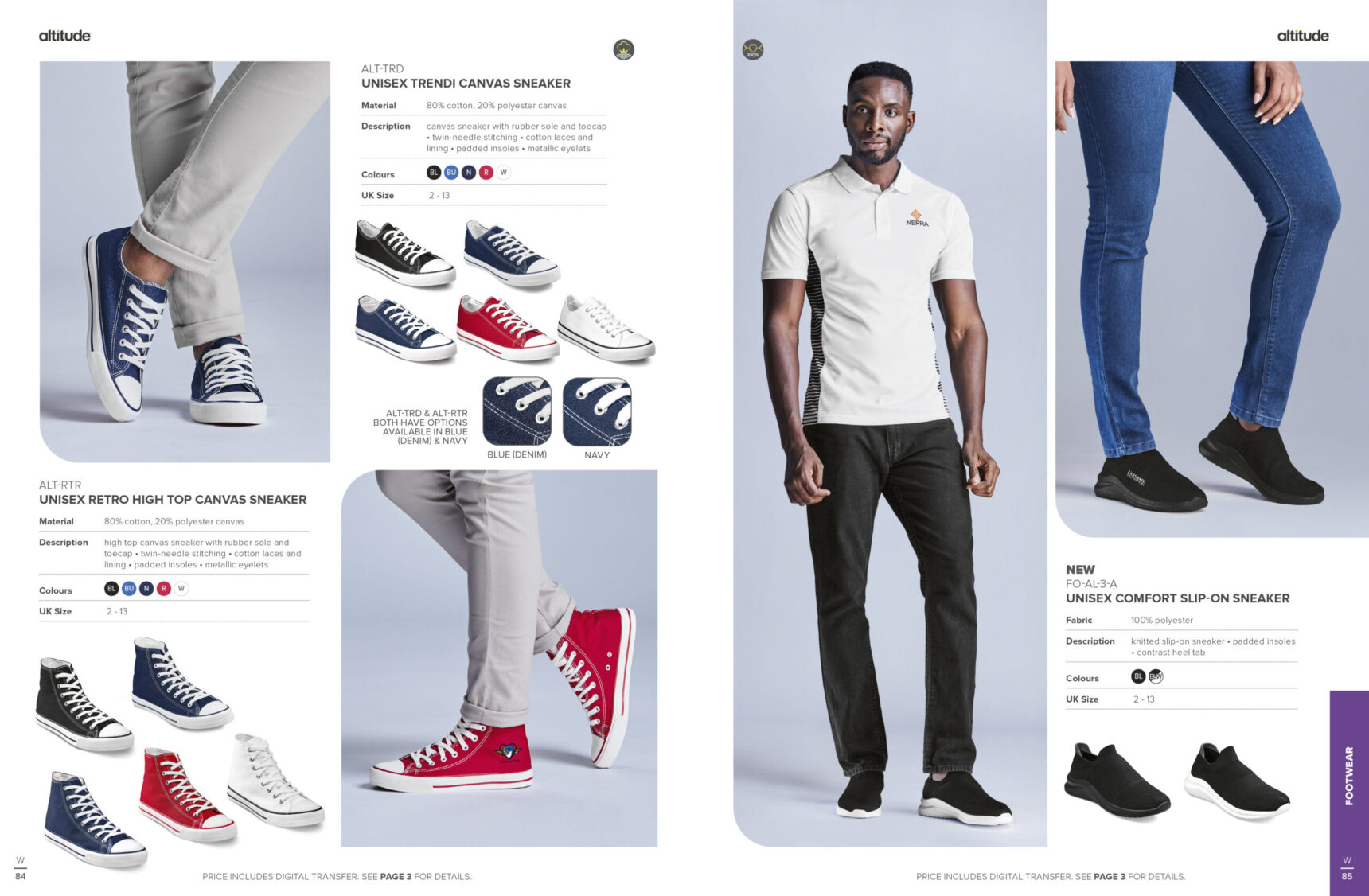Unisex Trendi Canvas Sneaker - Image 10