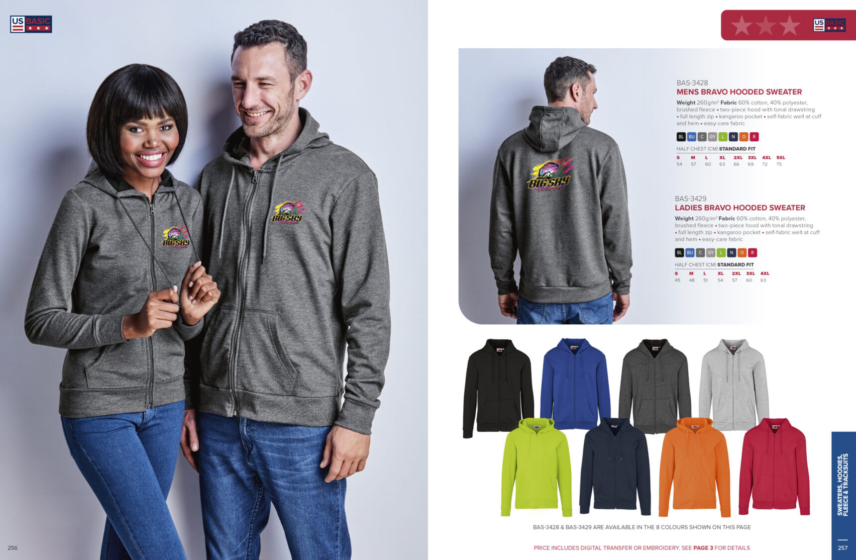 Mens Bravo Hooded Sweater - Image 9