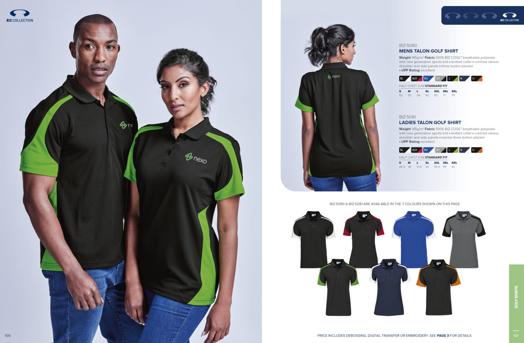 Ladies Talon Golf Shirt - Image 14