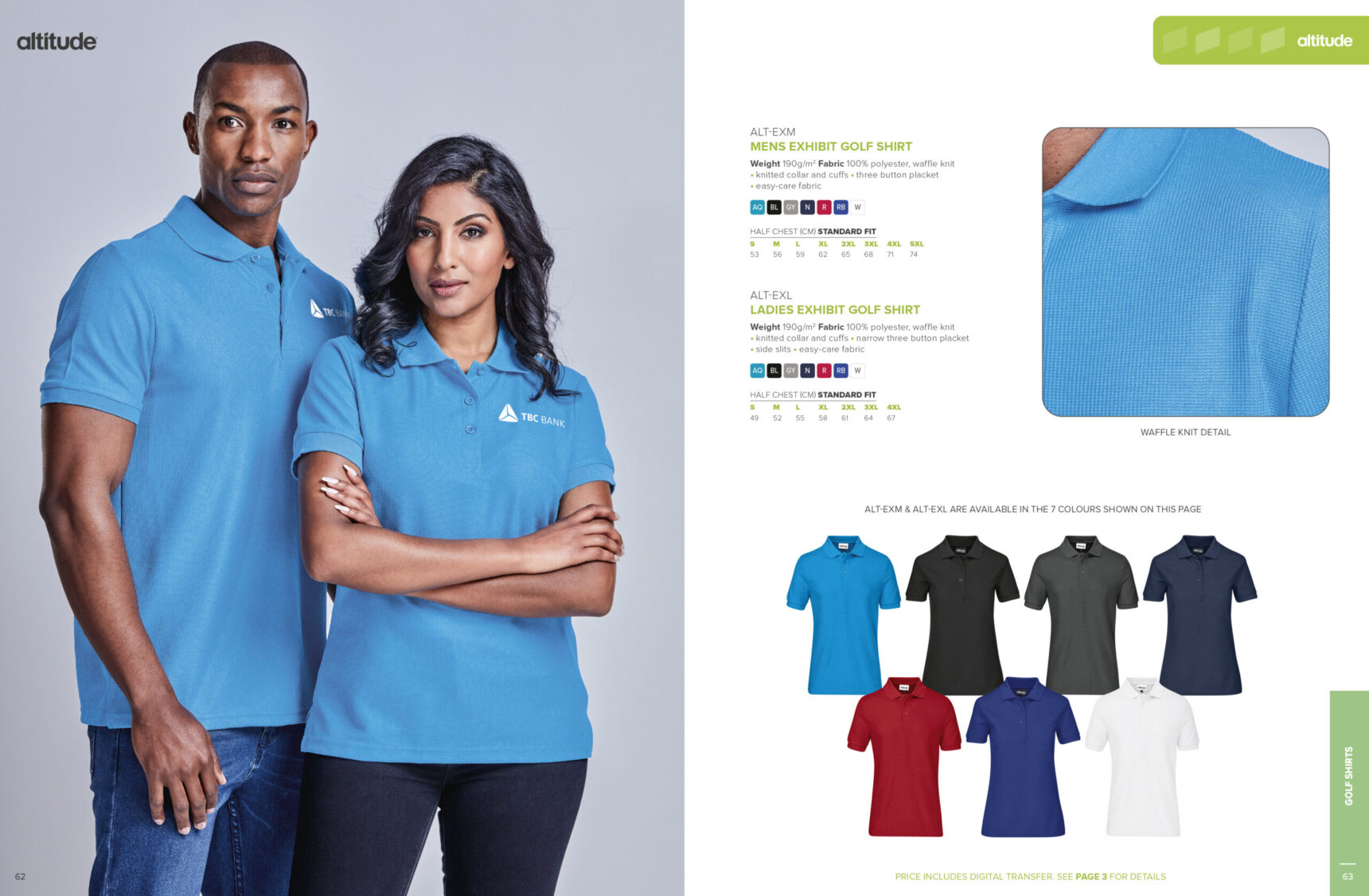 Ladies Exhibit Golf Shirt - Image 4