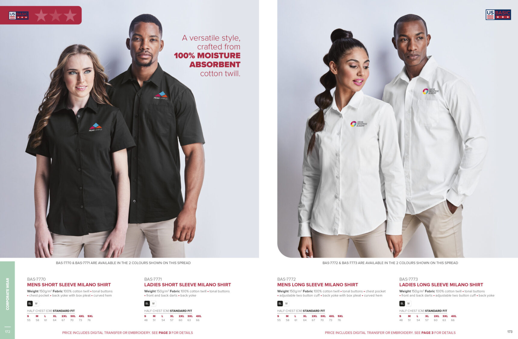 Ladies Long Sleeve Milano Shirt - Image 7