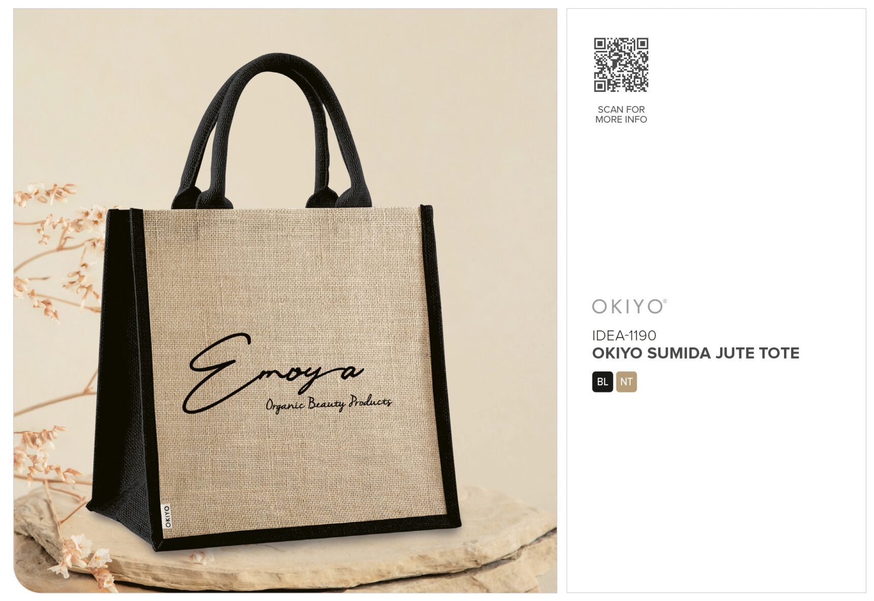 Okiyo Sumida Jute Tote - Image 4