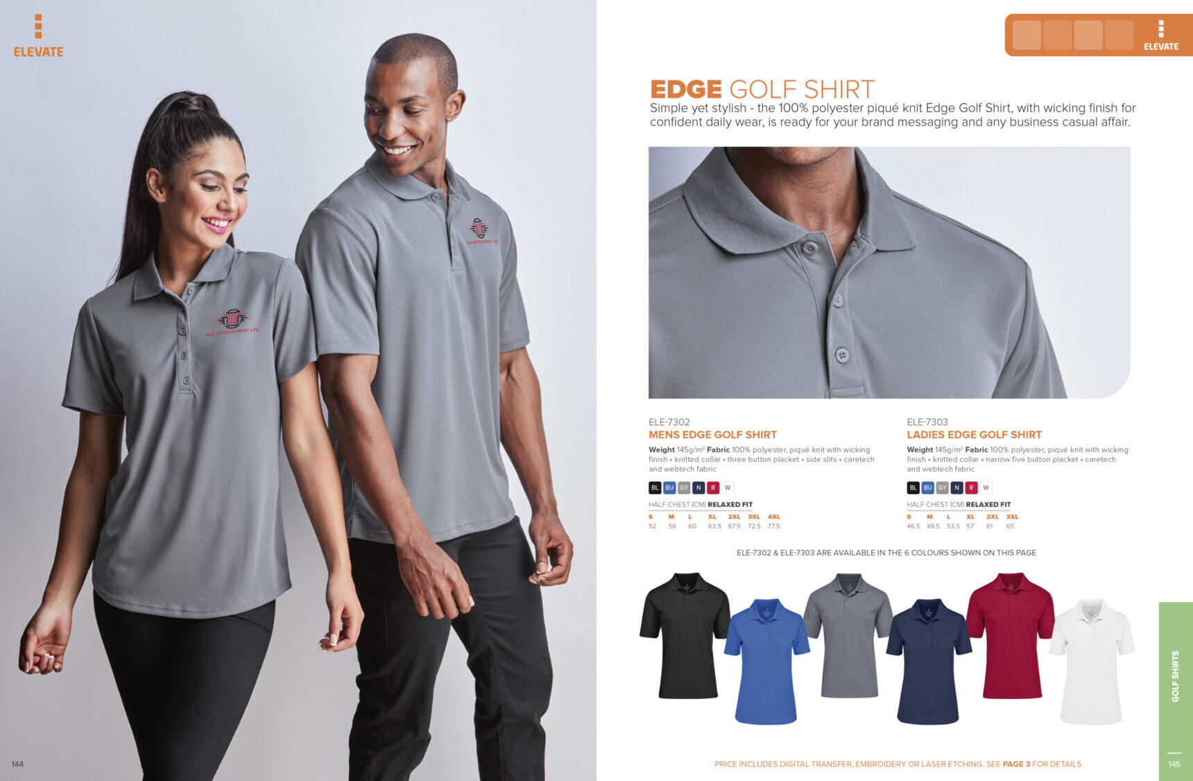 Ladies Edge Golf Shirt - Image 7