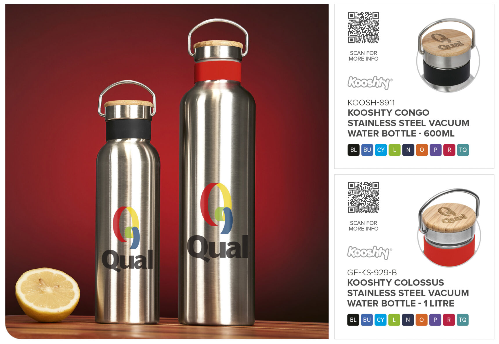 Kooshty Congo Vacuum Water Bottle - 600ML - Image 6