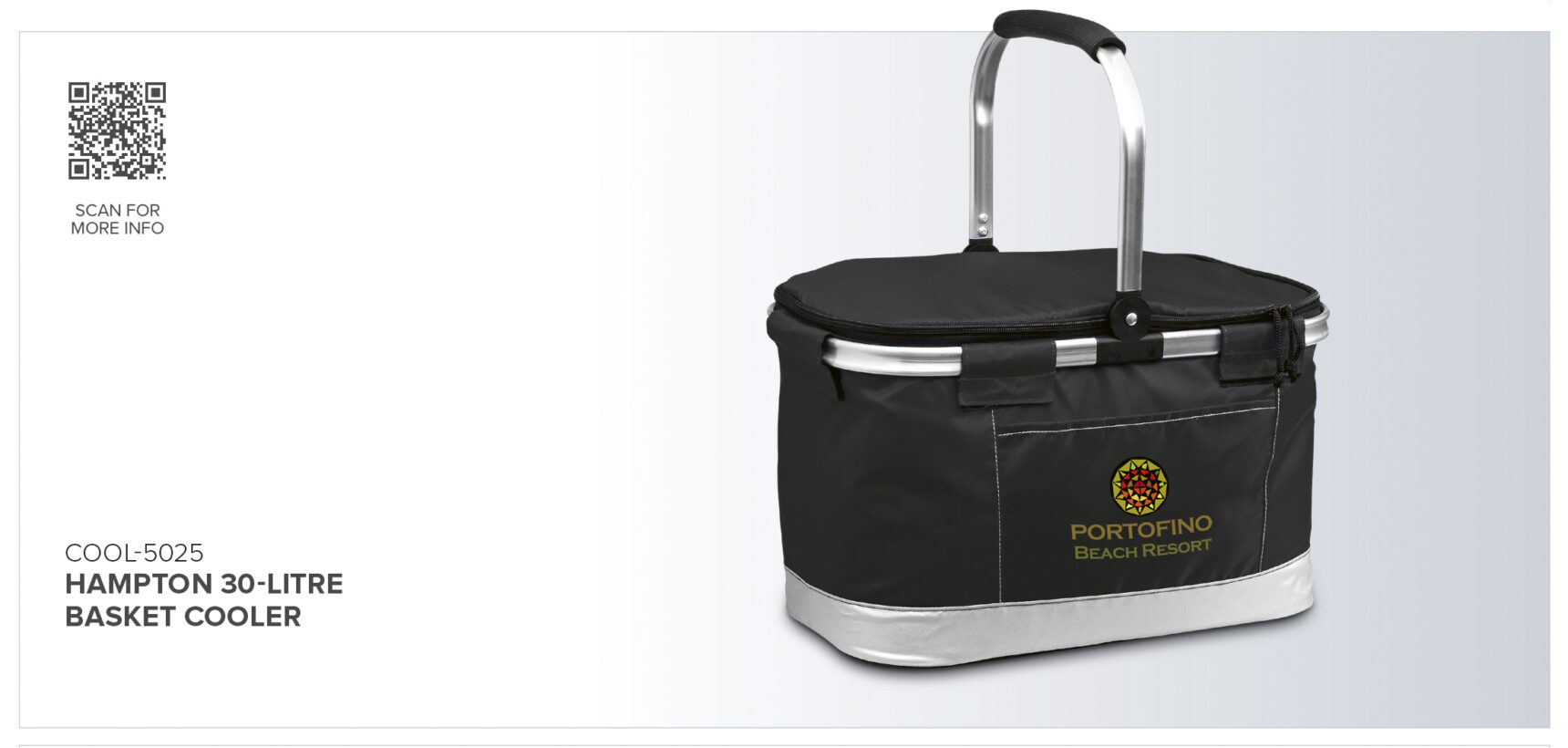 Hampton Basket 30-Litre Cooler - Image 3