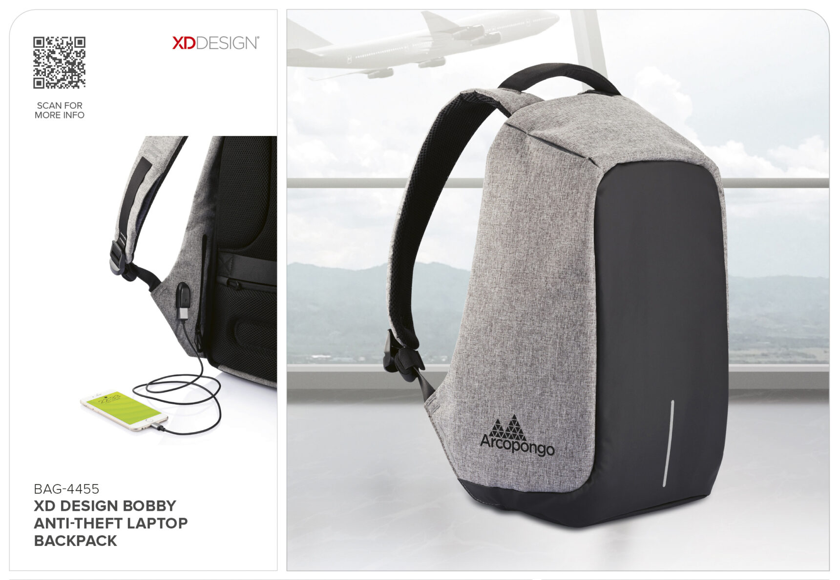 Bobby Anti-Theft Laptop Backpack - Image 11