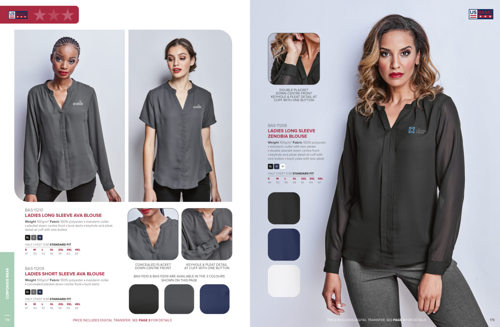 Ladies Short Sleeve Ava Blouse - Image 6