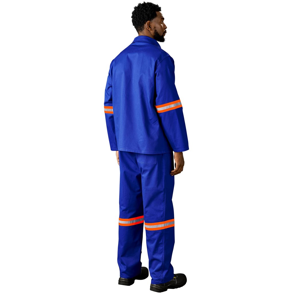 Artisan Premium 100% Cotton Jacket - Reflective Arms - Orange Tape - Image 12