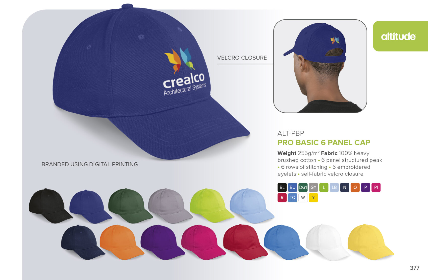 Pro Basic Cap - 6 Panel - Image 8