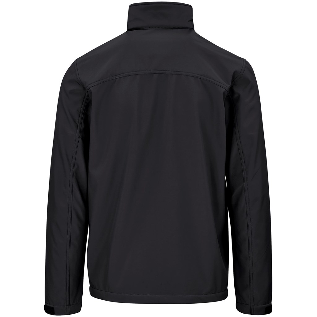 Mens Maxson Softshell Jacket - Black - Image 3