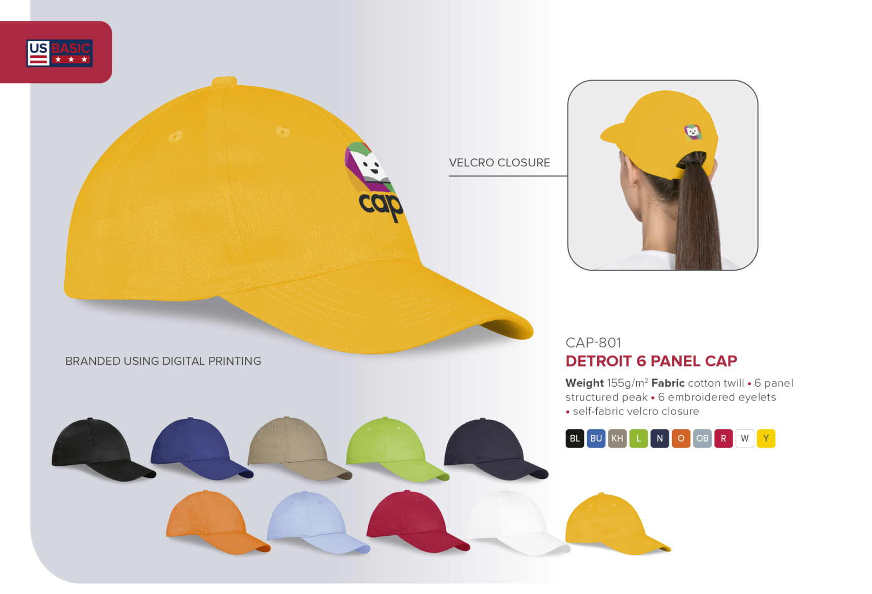 Detroit Cap - 6 Panel - Image 5