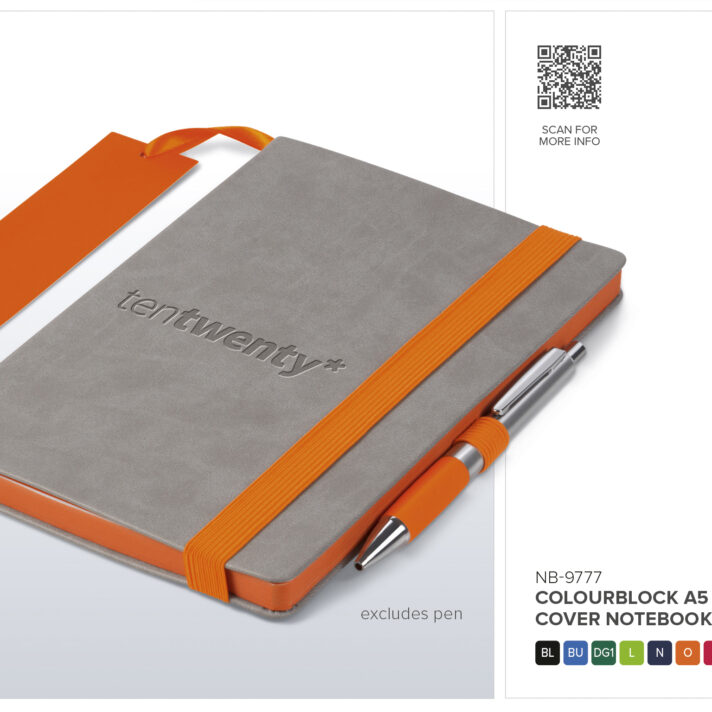 Altitude Colourblock A5 Soft Cover Notebook - Image 8