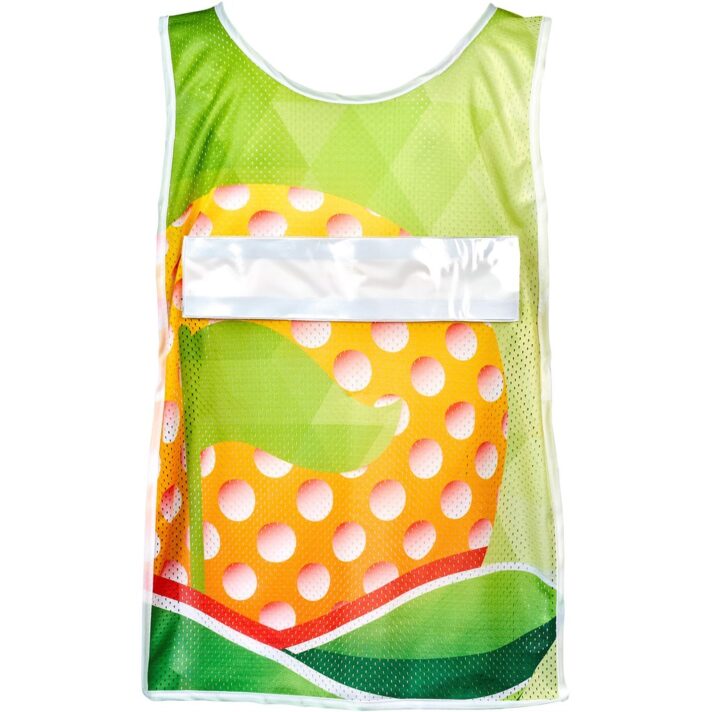 Pre-Printed Sample Hoppla Jackal Polyester Caddy Bib with PVC Name Sleeve - Image 4