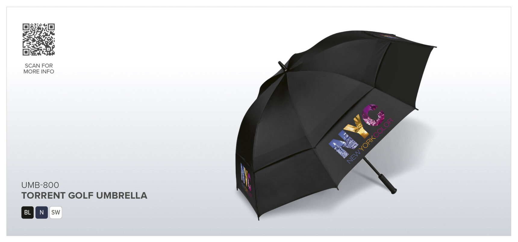 Torrent Golf Umbrella - Image 5