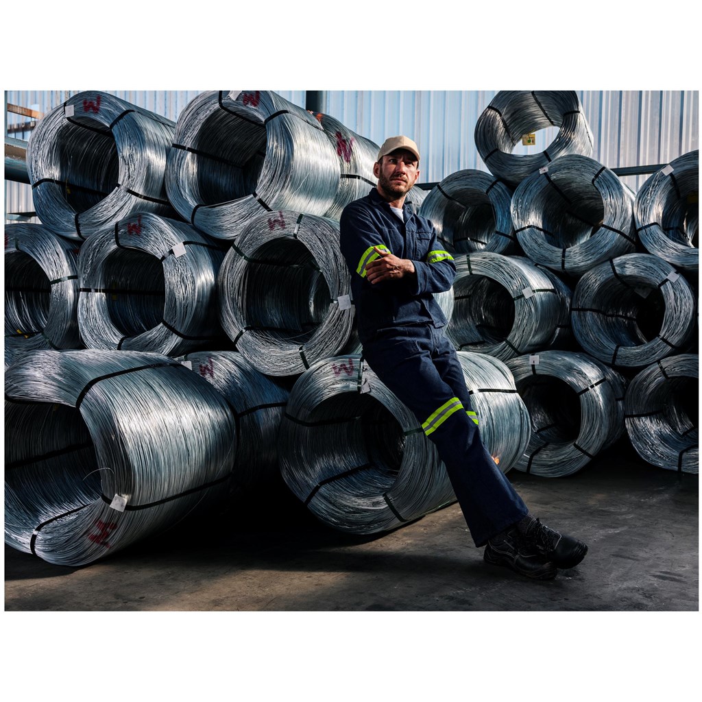 Vintage 100% Cotton Denim Conti Suit - Reflective Arms & Legs - Yellow Tape - Image 2