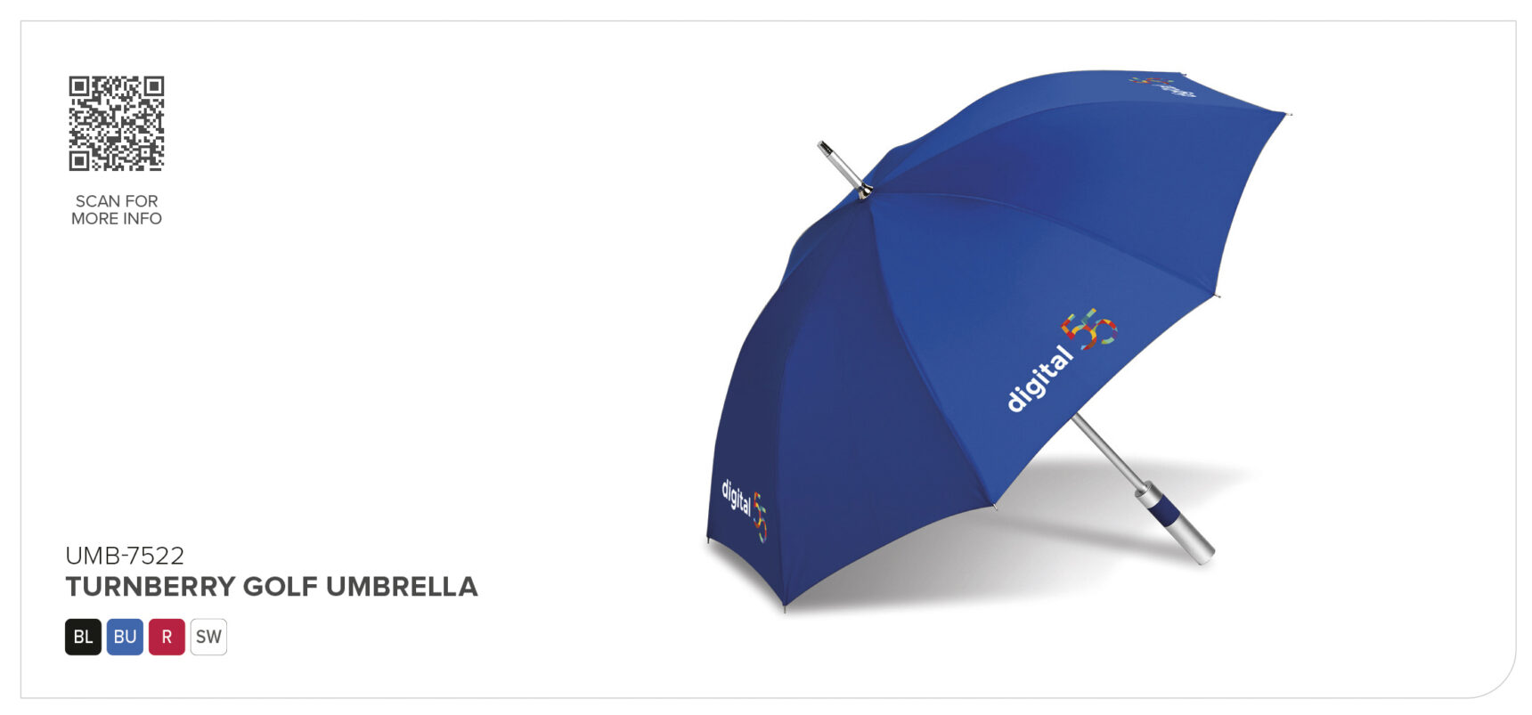 Turnberry Golf Umbrella - Image 3