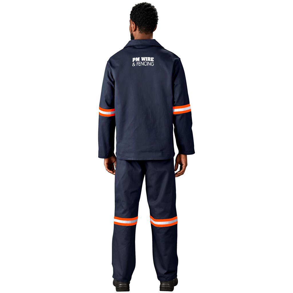 Artisan Premium 100% Cotton Jacket - Reflective Arms - Orange Tape - Image 5