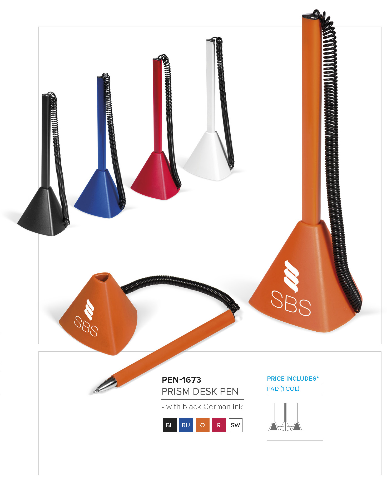 Altitude Prism Desk Ball Pen - Image 3