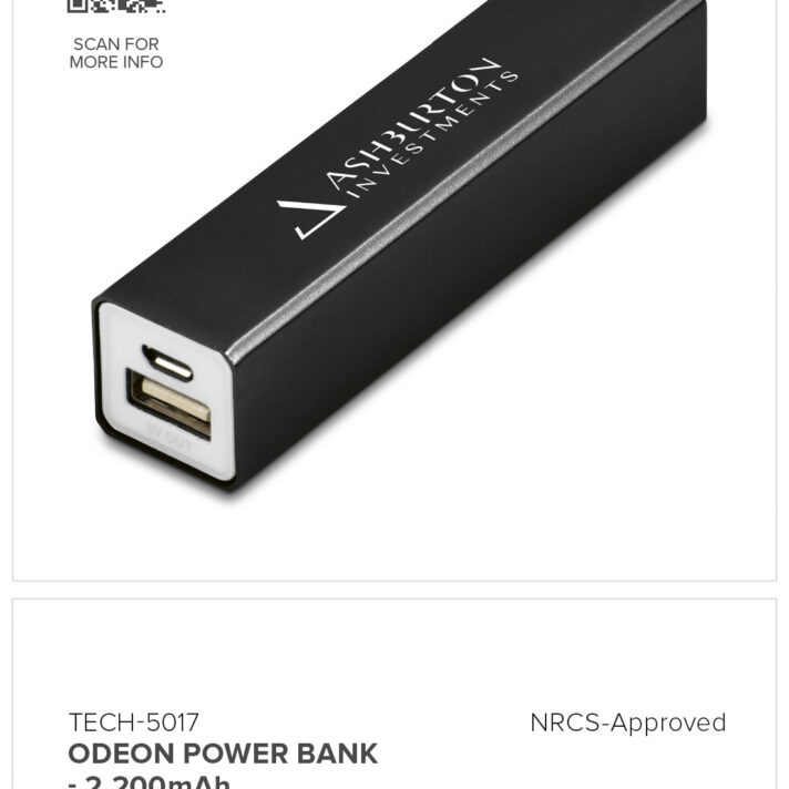 Odeon Power Bank - 2,200mAh - Image 3