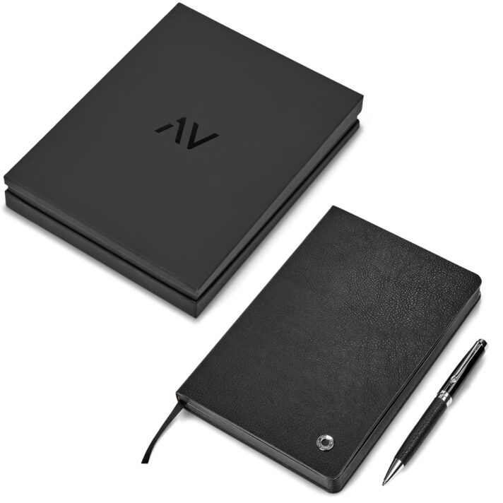 Alex Varga Corinthia Hard Cover Notebook & Pen Set - Image 4