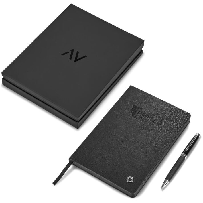 Alex Varga Corinthia Hard Cover Notebook & Pen Set - Image 11