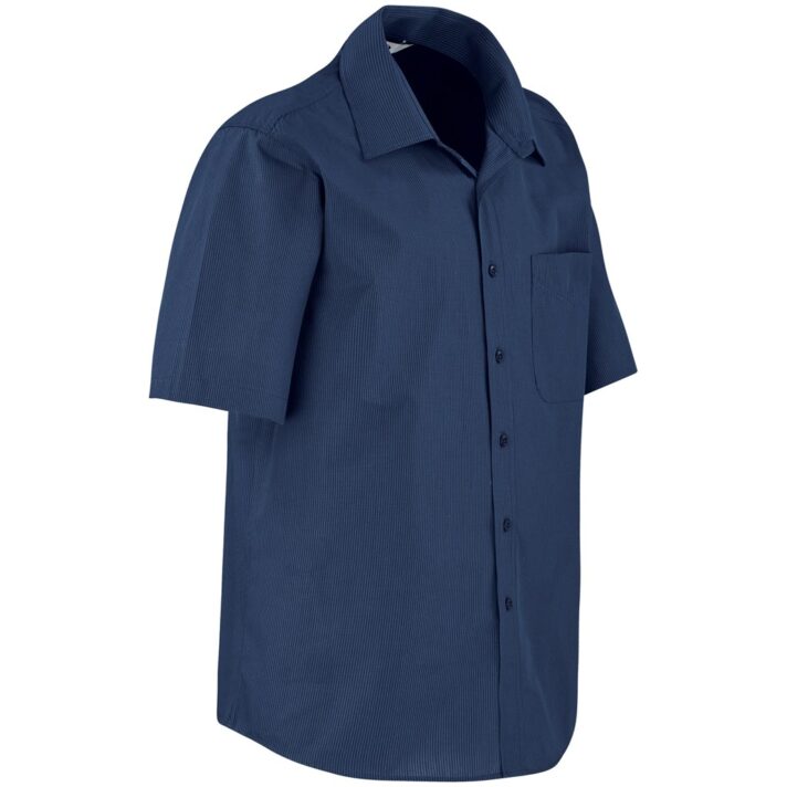 Mens Short Sleeve Micro Check Shirt - Image 9