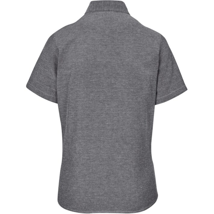 Ladies Short Sleeve Oxford Shirt - Image 6