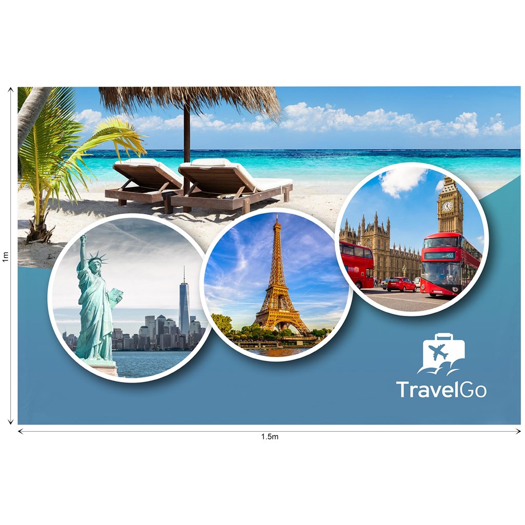 Ovation Sublimated Gazebo 1.5m X 1.5m - Half-Wall (Excludes Hardware) - Image 3