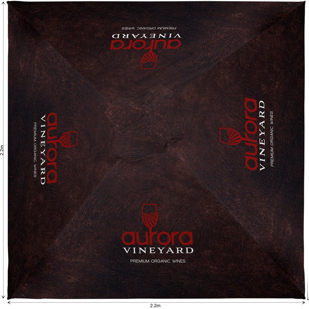 Fade Resistant Parasol Roof 2.2m x 2.2m - Image 3