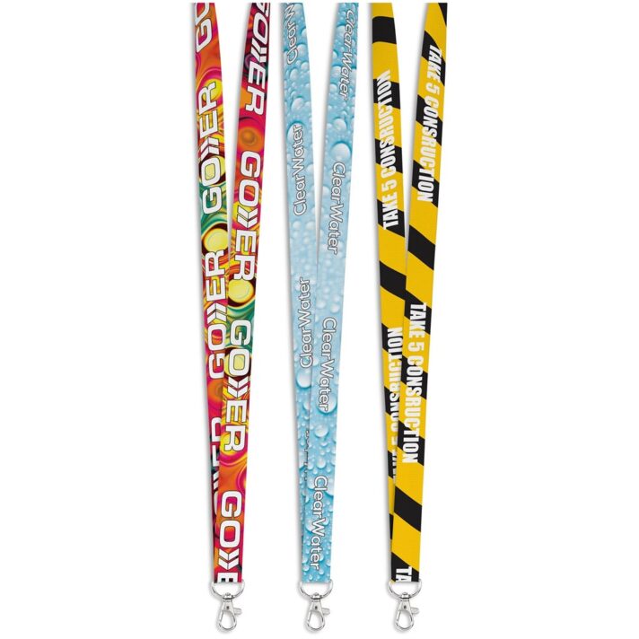 Snap Hook Clip Double-Sided Sublimation Petersham Lanyard - Image 6