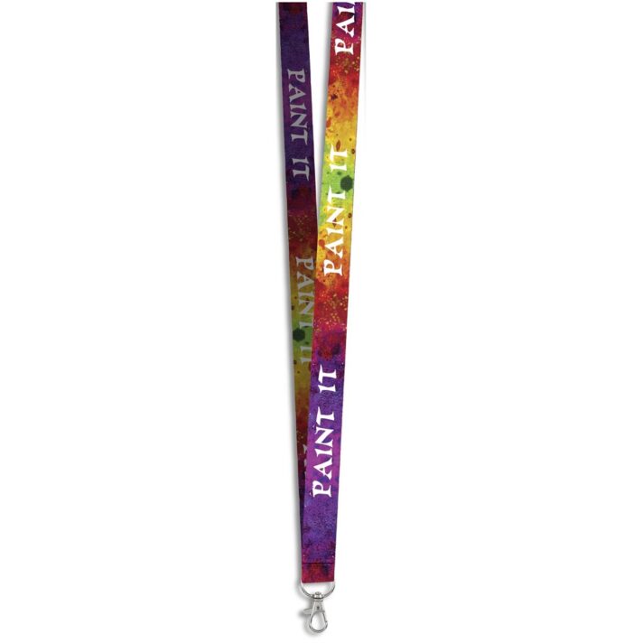 Snap Hook Clip Double-Sided Sublimation Satin Lanyard - Image 5