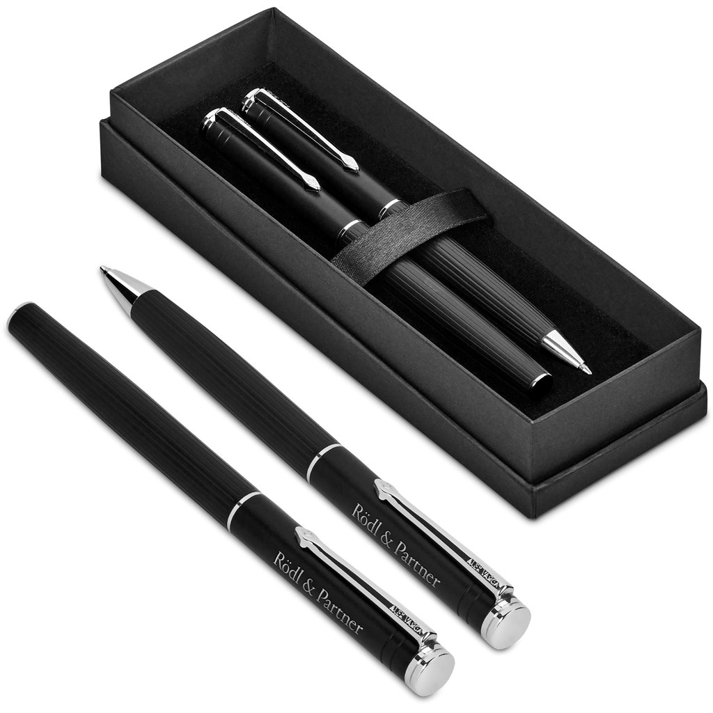 Alex Varga Mollino Ball Pen & Rollerball Set - Image 4