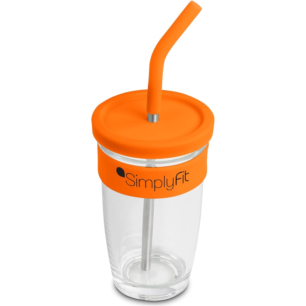 Kooshty Slurp Glass Kup & Straw - 480ML - Image 25