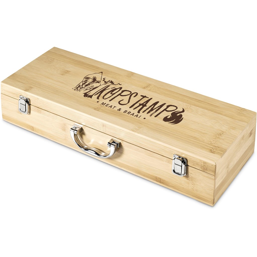 Okiyo Yakiniku Bamboo 5-Piece Braai Set - Image 9