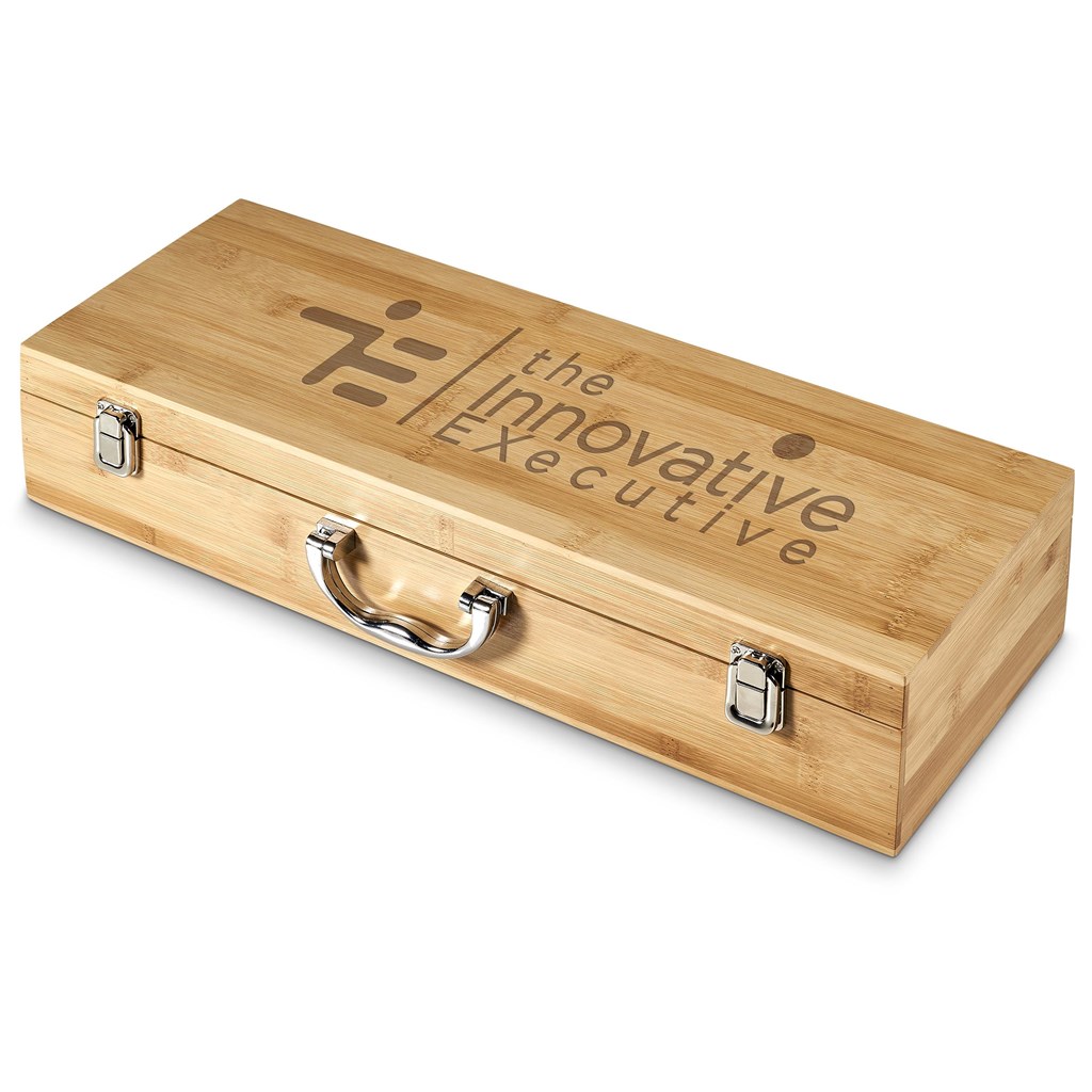 Okiyo Yakiniku Bamboo 5-Piece Braai Set - Image 7