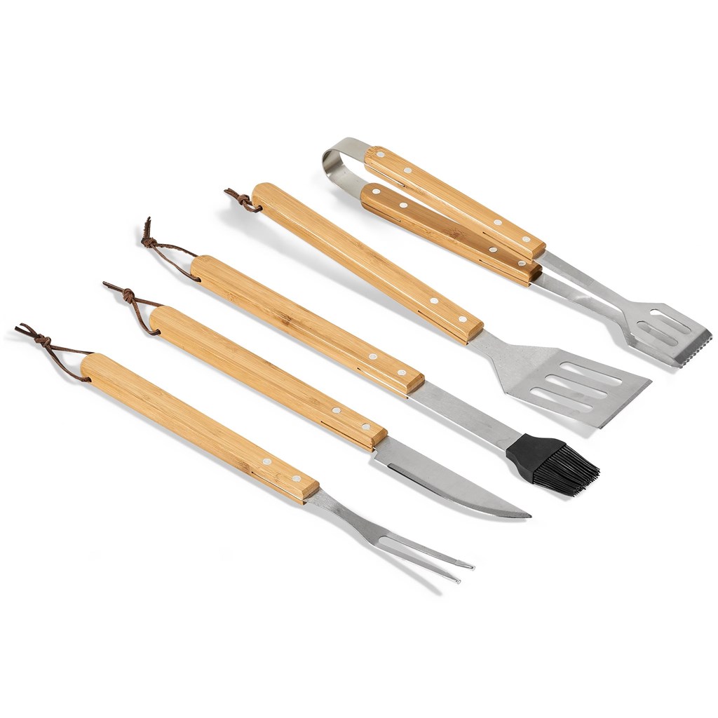 Okiyo Yakiniku Bamboo 5-Piece Braai Set - Image 13